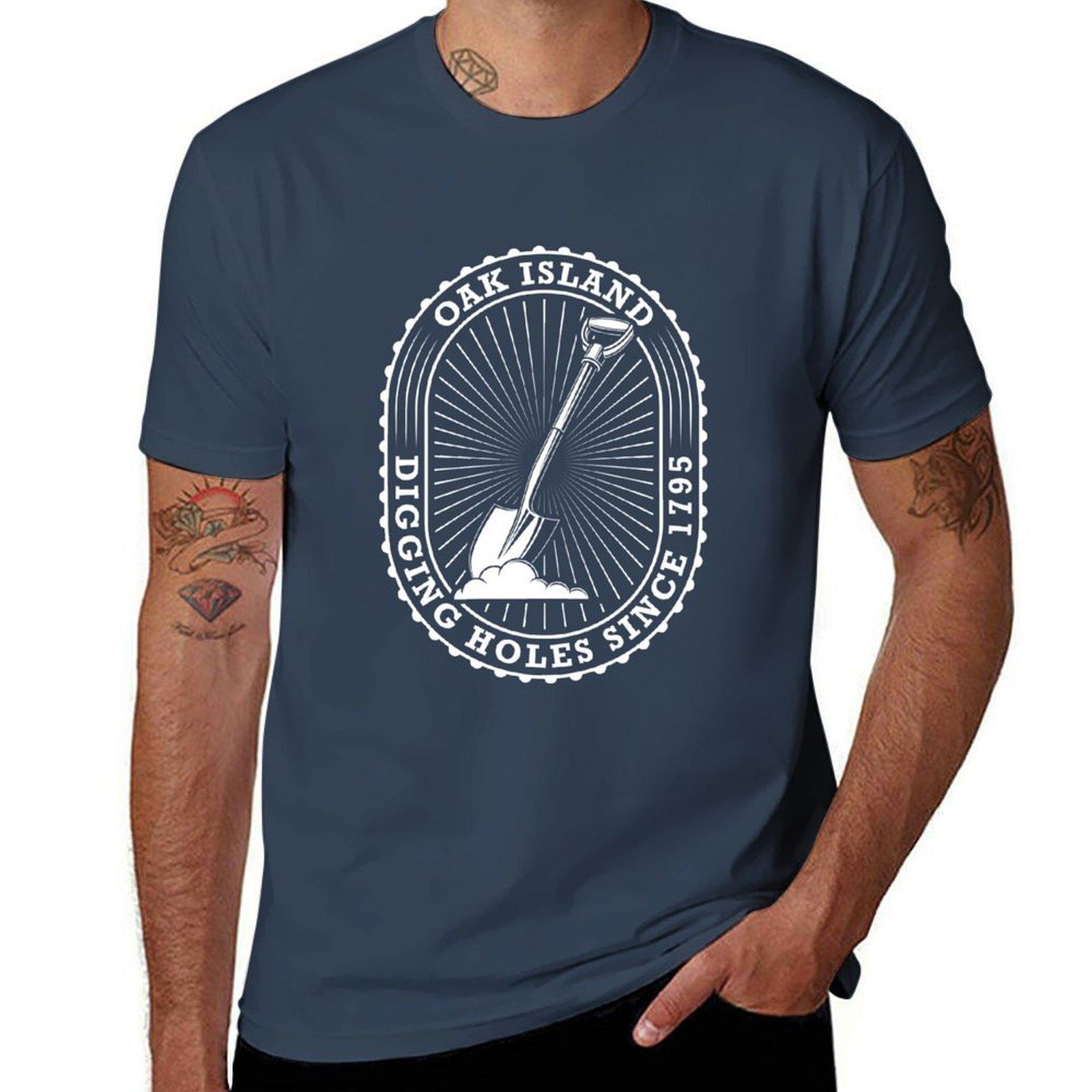 Oak Island Tshirt Fashion Casual Short Sleeve Tshirt S