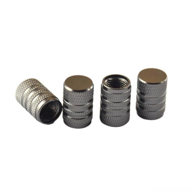 4Pcs Dustproof Aluminum Valve Caps Universal Tire Stem Covers For Car Truck Moto