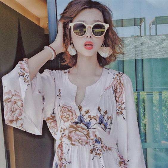 Holiday Style Handmade Grass Rattan Woven Earrings Retro Fringed Simple Stud Earrings Temperament Versatile Women's Earrings