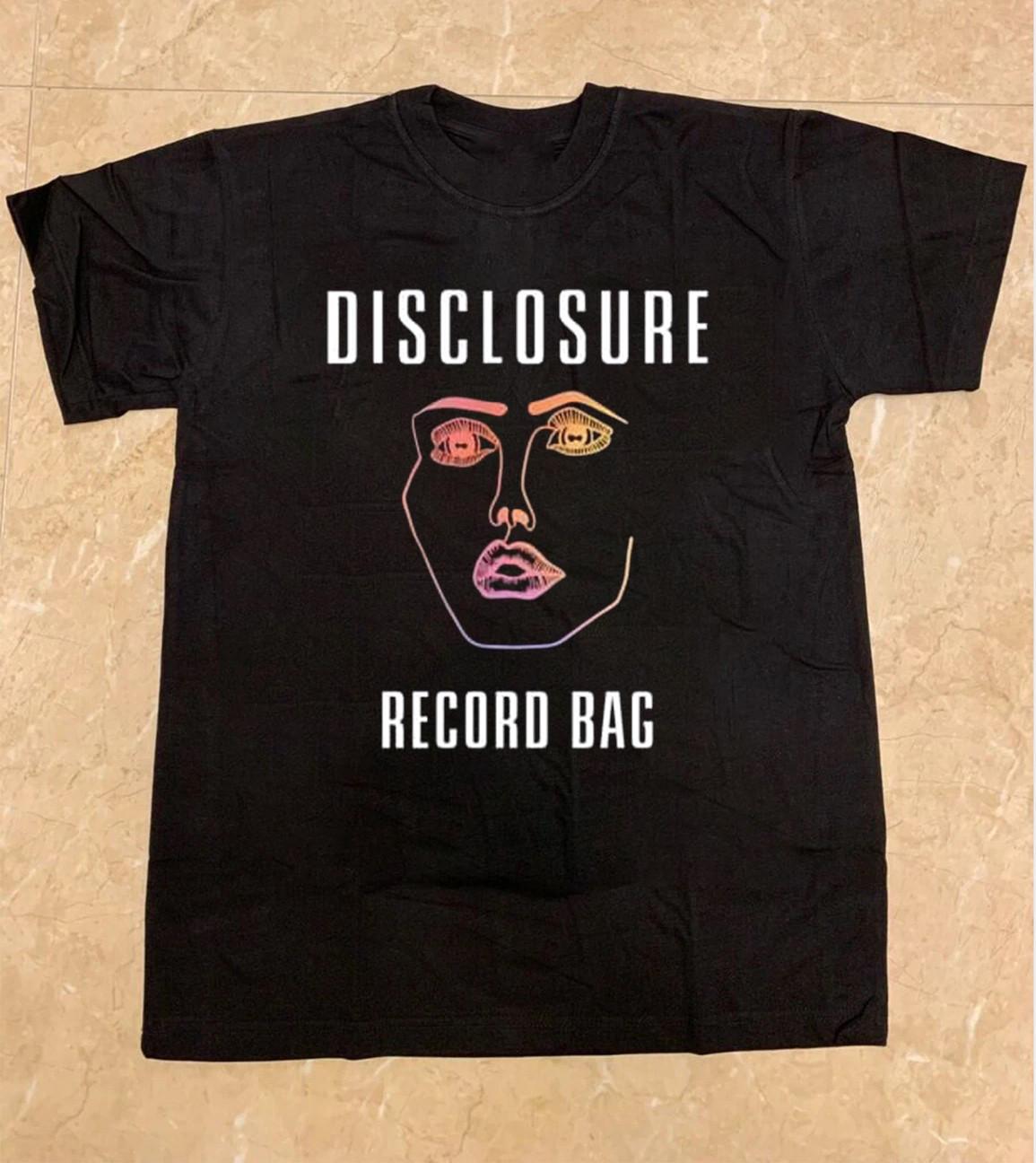 Disclosure band Black Cotton Unisex All size S-5XL Gift Fans T-shirt HRL194 S
