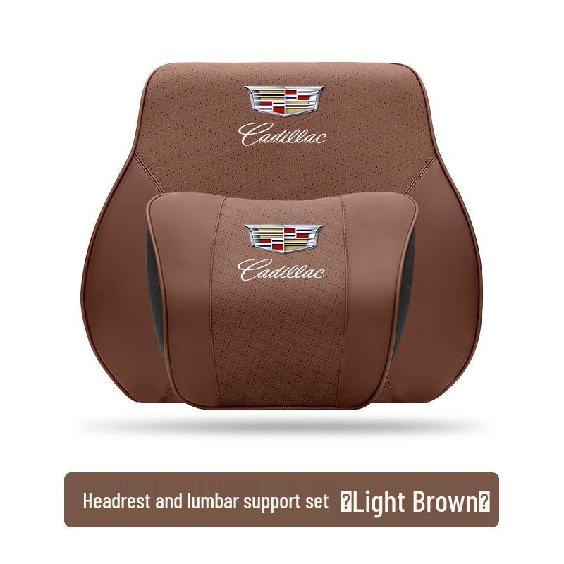 Cadillac CT5/4, XTS, XT4/5, ATSL Headrest and Lumbar Support Pillow Set