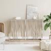 VidaXL Silver Console Table 110x30x70 Cm Stainless Steel and Glass 350027