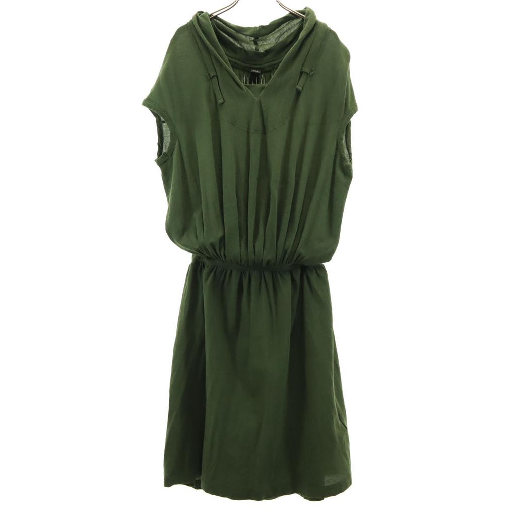 Y's made in Japan Short sleeve one piece 2 khaki Youji Yamamoto Women Used