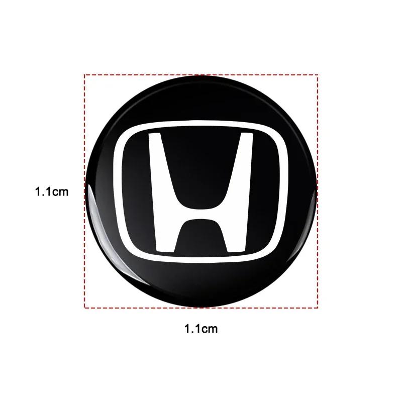 For Honda Car Remote Key Emblem Logo Sticker Multifunction Decals Styling For Honda Civic Fit City Cry Accord CB500 Cb650r Forza