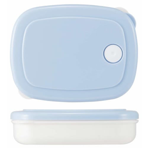 Skater Rice, Frozen, Pre-made Rice Container, Seal Container, Storage Container, 280ml, Thin, Powder Pastel, Blue SLG2