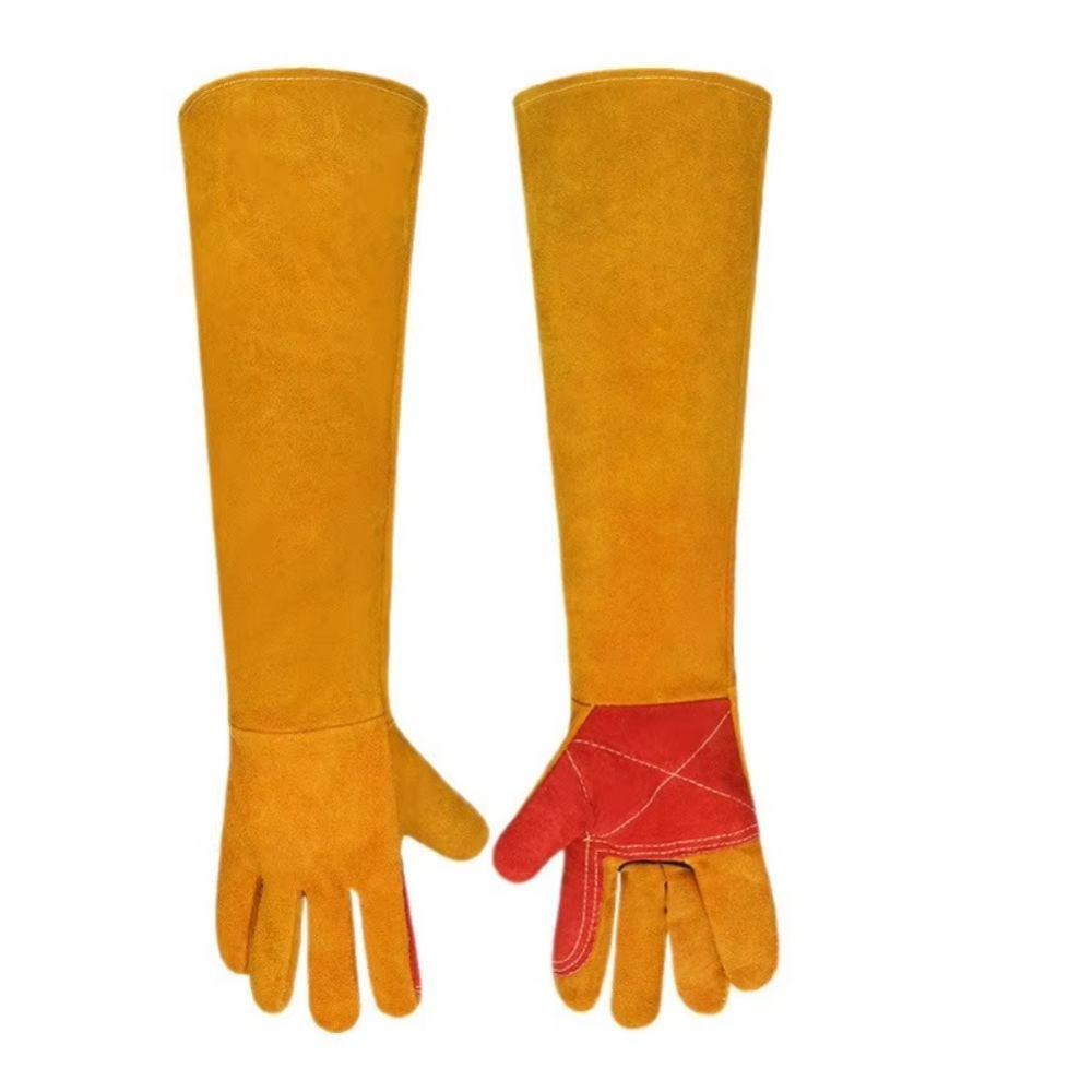 Comfortable Outdoor Welding Gloves 35/45/60cm Leather Working Gloves  Hand Tools