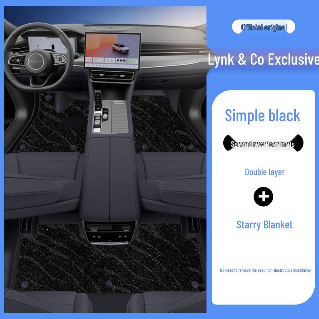 Lynk & Co 09 Umweltfreundliche Lederauslegermatten - Rundumschutz für den Innenraum