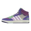 adidas Neo Hoops 3.0 Médio Confortável Casual Durável Cano Médio Tênis de Skate Feminino Roxo Azul H03748