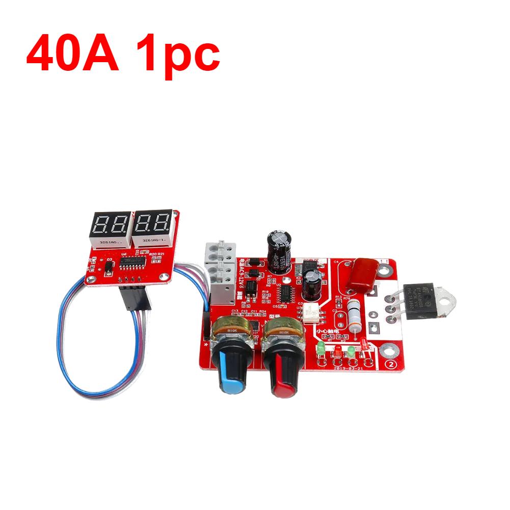 

Плата керування зварювального апарату точкового зварювання NY D01 40A 100A Контролер часу та струму точкового зварювання AC 110V 220V до 9V Плата трансформатора