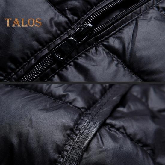 Męska bawełniana kamizelka ze stójką, bez rękawów, zapinana na zamek błyskawiczny, lekka pikowana kamizelka, jednokolorowa bawełniana kamizelka z kieszeniami