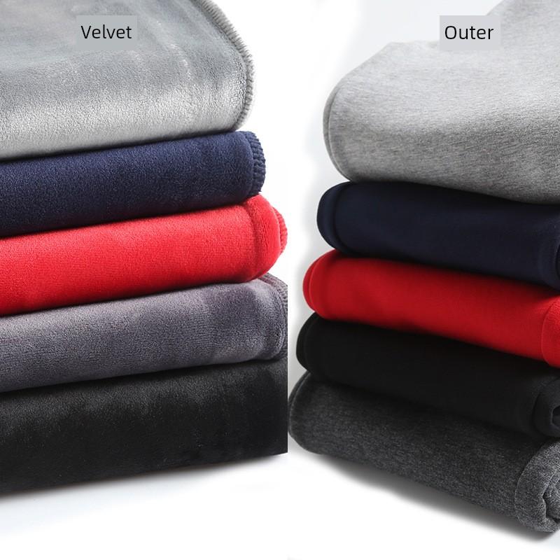 Sweatpants Dark Blue and Dark Gray Straight-leg Kids School Uniform Pants