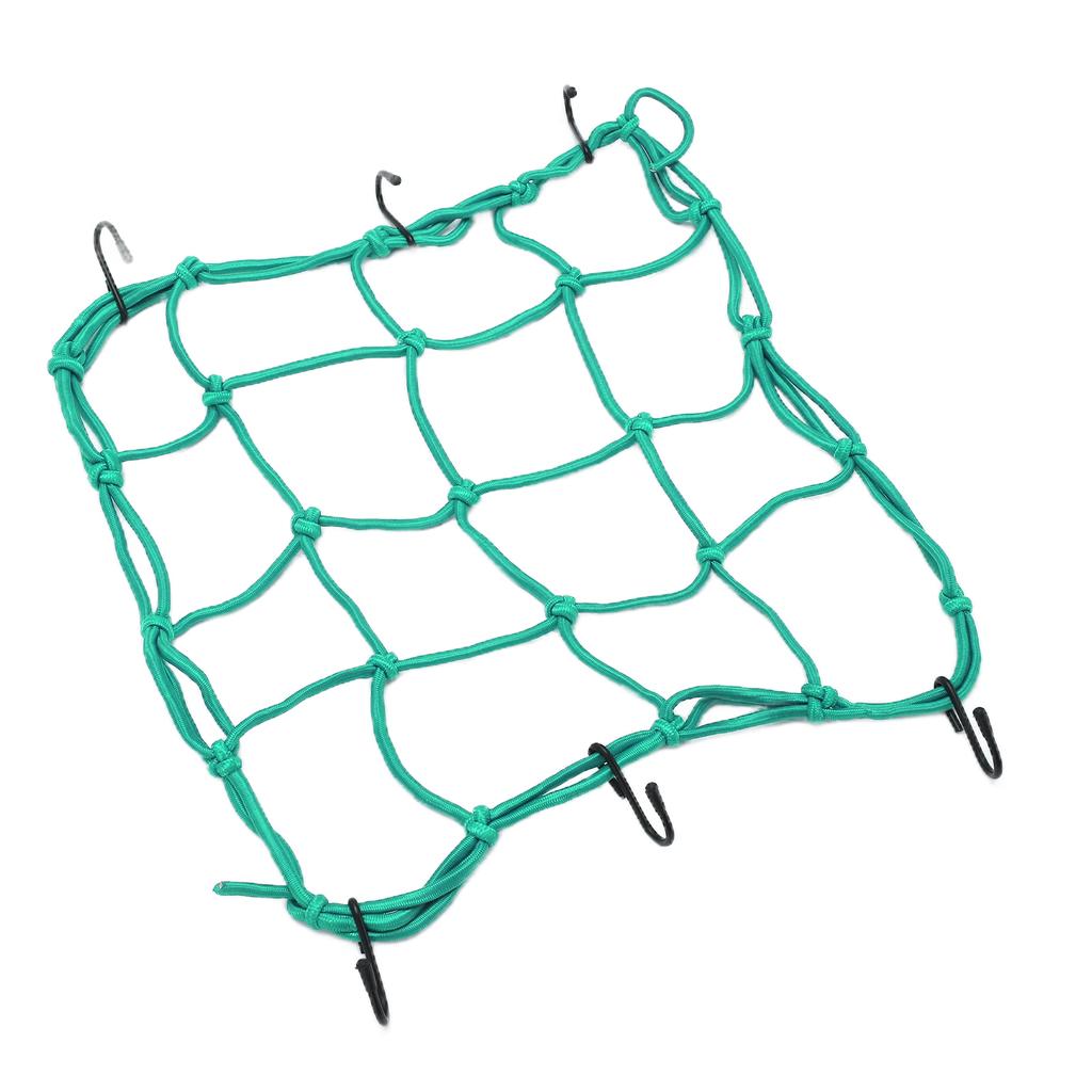 Cargo Net Nylon Tough Elastic Luggage Net with Hooks for Road Mountain Bicycles Motorcycles