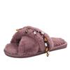 Soft Sole Warm Slippers Women Winter New Cross Design Cozy Home Shoes