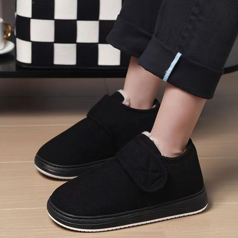 Modische und vielseitige Damen-Baumwollschuhe, Damenstiefel, Kälteschutzschuhe, Taschen, Klettverschluss-Schneestiefel und Baumwollstiefel