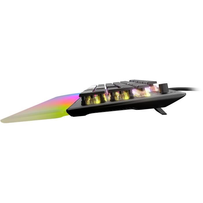 Clavier Filaire - Optique Et Mécanique - ROCCAT - Vulcan II Max - AZERTY - Rétro-éclairage - Noir