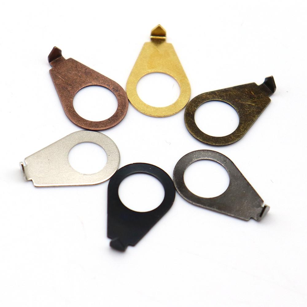4Pcs Guitar Knobs Pointer Plates 38" Electric Guitar Control Knob Position Pointers 9.7Mm Diameter Washers For Lp Guitar Part