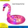 Custom Flamingo Inflatable Swim Ring for Adults - Anti-Rollover Summer Water Toy