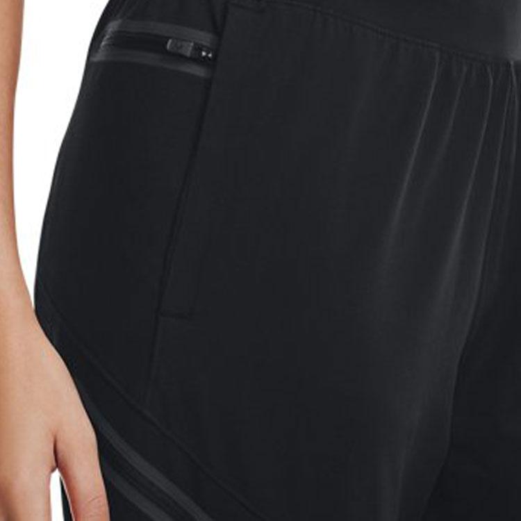 Under Armour Solid Color Training Joggers Women Bottoms Black 1371259-001