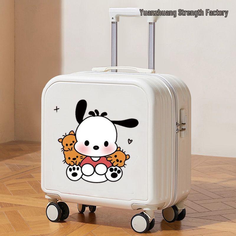 Children's Cartoon Carry-on Suitcase for Boys & Girls, Small Trolley with Password Lock