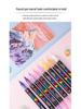 Breite Kollektion 8102 Acryl Doppelspitz-Marker-Set - 168 Farben für DIY-Kunst, Malerei und Graffiti, Stapelbare Pinselstifte