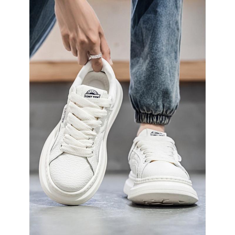 Men's shoes 2 autumn new trendy brand high-end sports and leisure little white board shoes heightening versatile trendy shoes