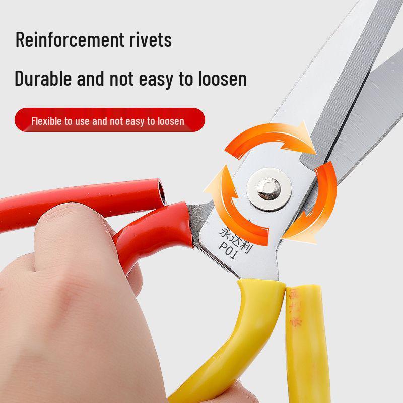 Dual-Color Sharp Scissors for Home, Kitchen, and Tailor Use