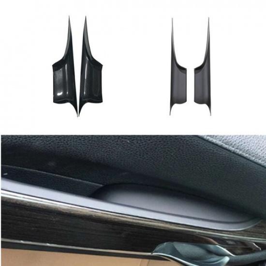 Pair ABS Car Interior Front Door Handle Clip Cover For BMW 7 Series F01 09-15