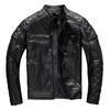 Xpciaga Leather Jacket Mens Genuine Motorcycle Riders Outerwear Durable Long-lasting Large Size Insulation Cold Weather Autumn Winter