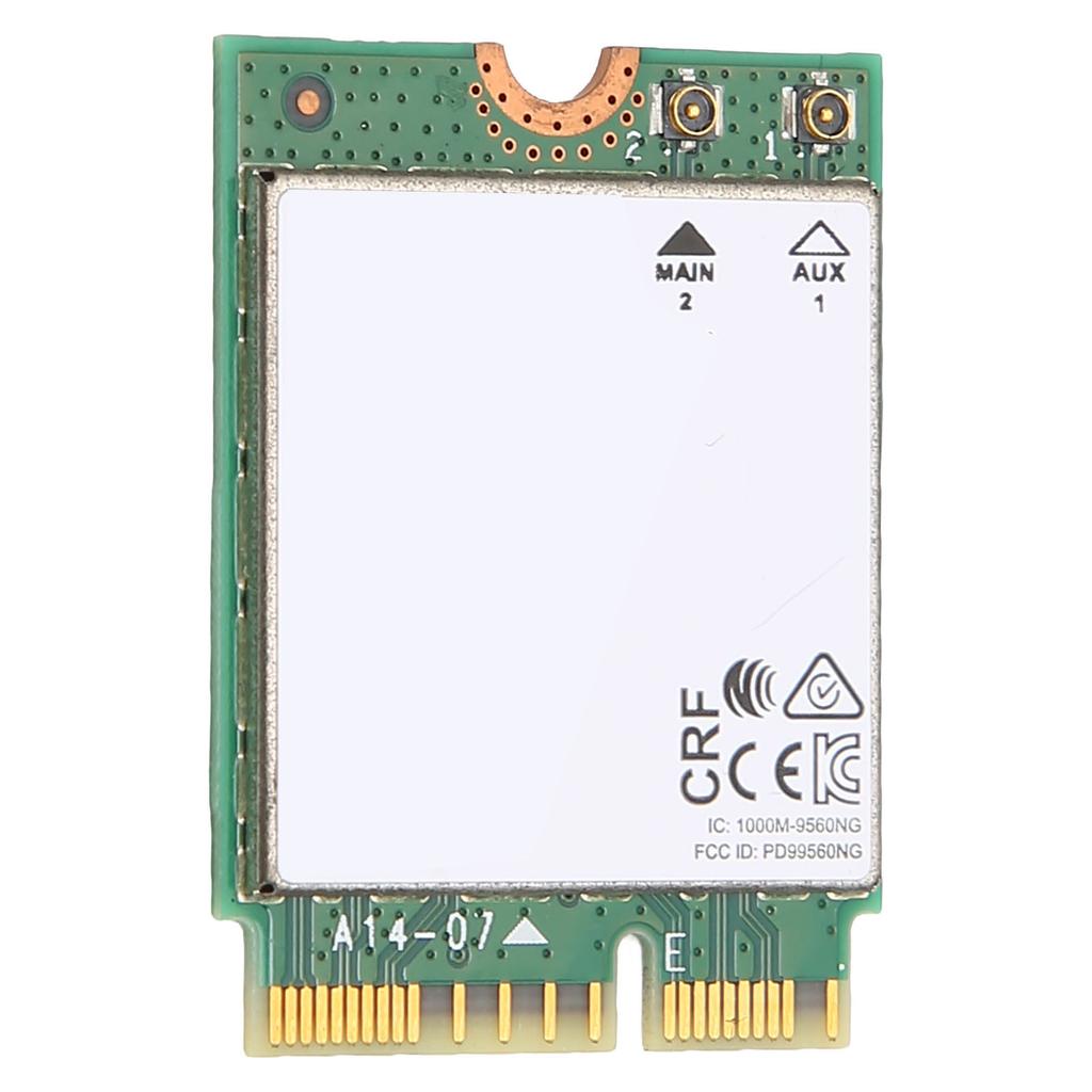 Netzwerkkartenmodul 1550i 9560NGW Dualband 1,73 Gbit/s Drahtlos BT5.0 M.2 NGFF WLAN-Karte für Windows10 Laptop