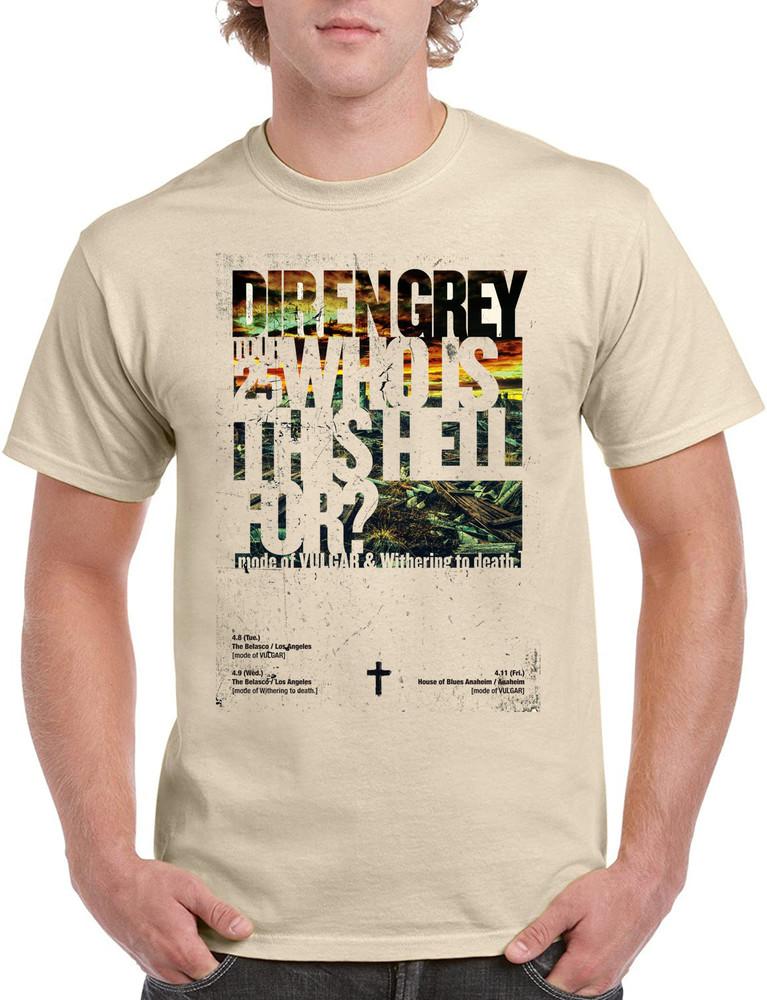 

DIR EN GREY TOUR 25 WHO IS THIS HELL FOR Gift For Fan S to 5XL T-shirt LI1711 Unisex T-Shirt M