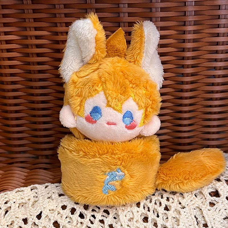23cm Genshin Impact Tartaglia Plush Doll Bracelet Keychain Pendants Anime Cosplay Stuffed Toy Backpack Charm Fashion Accessories