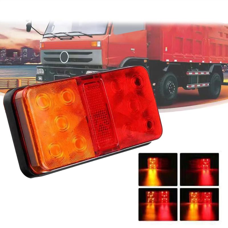 12V 80V LED Rear Tail Light High Lumen Electric Bike Scooter Waterproof Brake Stop Lamp for Safe Evening Rides