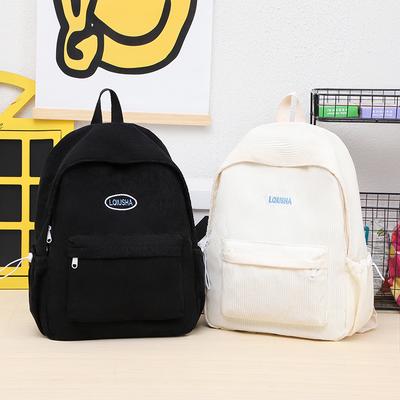 Large Capacity Leisure Schoolbag Sports Simple Men And Women Universal Computer Backpack With Pendant