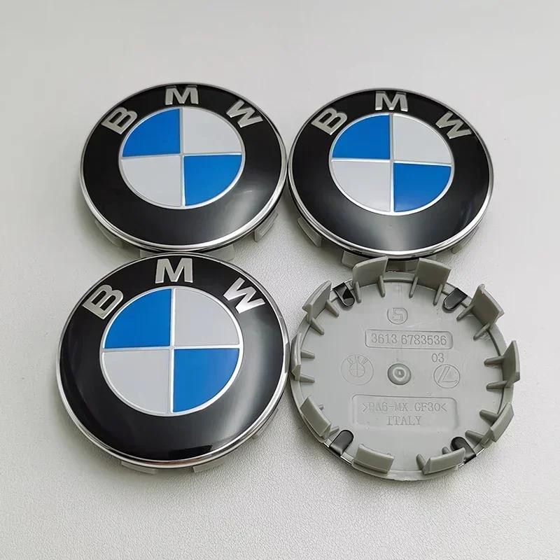 4pcs 68mm 56mm Car Cover Wheel Hub Center Caps Badge Logo Emblem For BMW M X1 X3 X5 X6 X7 1 3 4 5 6 7 Series E36 E39 E46 E60 E90