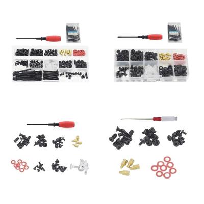 Computer Screws Motherboard Standoffs Assortment Kit Repair Screw Set with Clear Storage Case Long Service Life