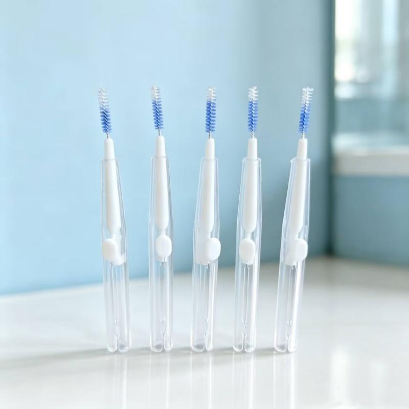 10Pcs Cleaning Between Teeth Oral Care Tooth Floss Toothpick Dental Interdental Brush 0.8Mm