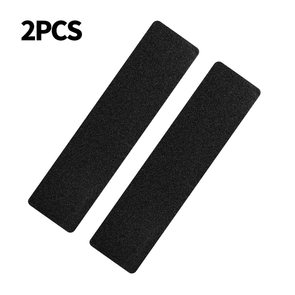 Non Slip Outdoor Stair Treads Black Pre-Cut Anti Slip Grip Tape Non Skid Heavy Duty Traction Adhesive Step Stripes