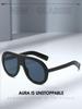 New Women's Large Frame European American Sunglasses - Trendy Goggle Style Fashion with High-End Feel