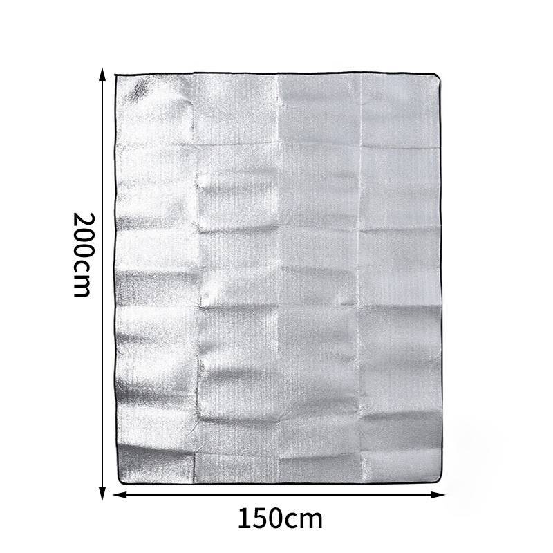 Outdoor Aluminiumfolie Campingmatte mit Isolierung und wasserdichter Schicht für Strand- und Picknickgebrauch