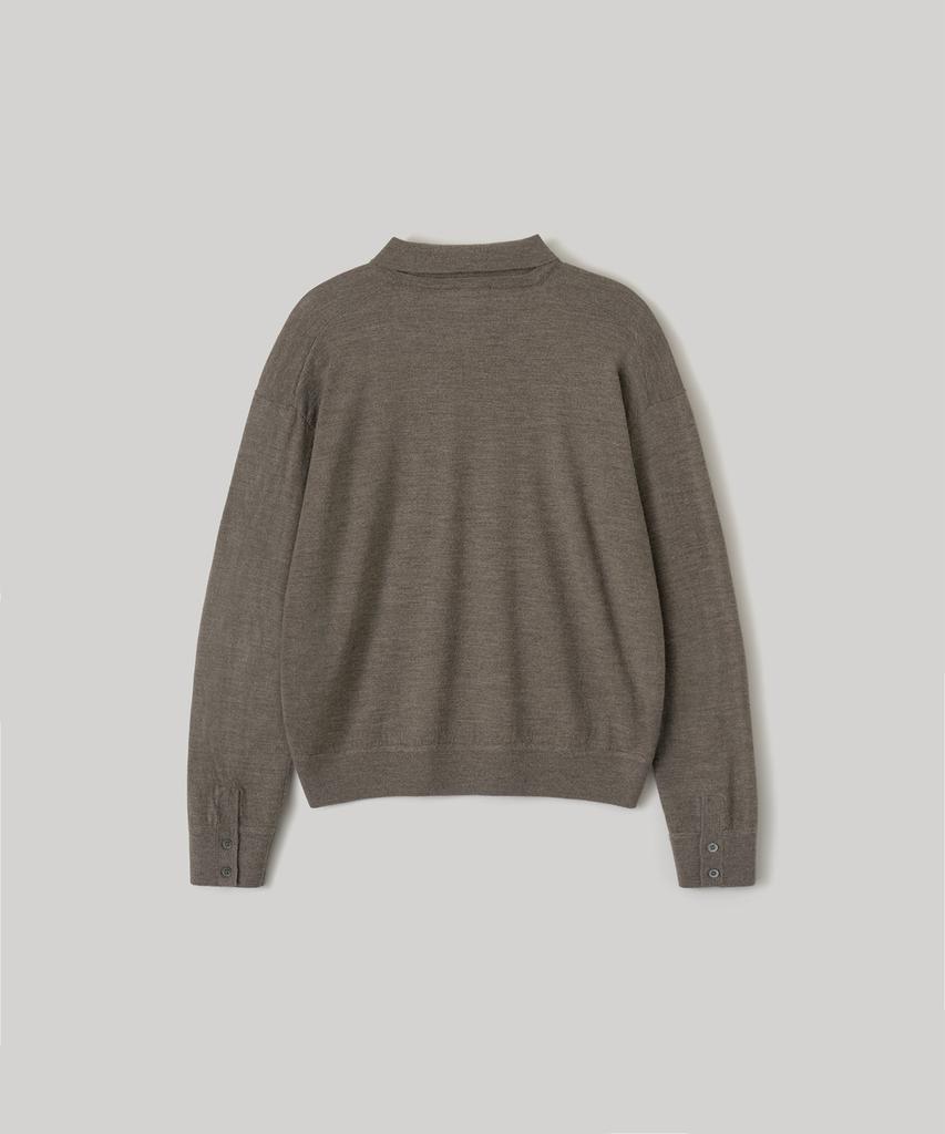 ANOTHER OFFICE Soutien Collar Knit Pullover (Earth)