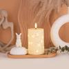 LED Flameless Candles with Fairy Lights Set