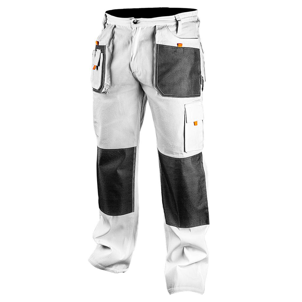 Work trousers, white, size L/52