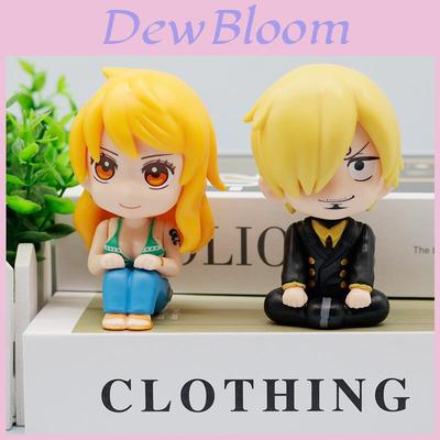 One Piece Pvc Action Figures With Sitting Pose For Collection And Display