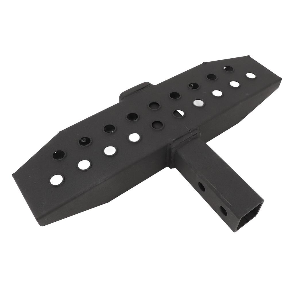 Hitch Step Steel 600lbs Heavy Duty Rear Bumper Trailer Protector with 5/8in Hitch Pin and Reflective