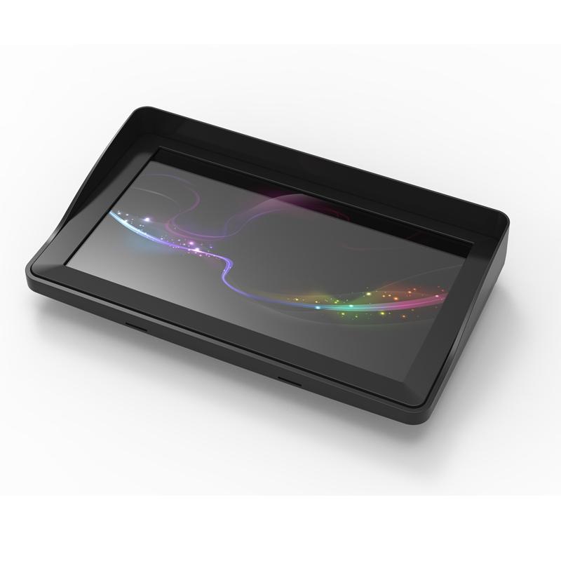 Car GPS Navigation System 7 Inch With Sunvisor 256 16GB Truck Sat Navigator FM Transmitter Free Maps