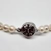 Used Genuine Pearl Necklace Necklace Perl School Mama Ladies Accessories White Silver Metal Fittings Real White