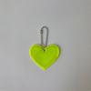 Milai Reflective Heart Pendant Keychain - Student Backpack Safety Ornament