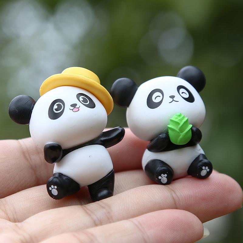 National Tide Panda Doll: Dancing Panda Baby Desktop & Car Decoration