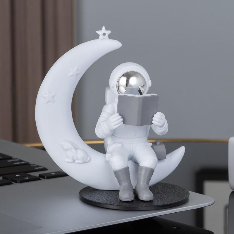 Astronauten-Figur-Ornament für Wohnzimmer oder Kinderzimmer - Weihnachtsgeschenk-Deko Weltraumfahrer