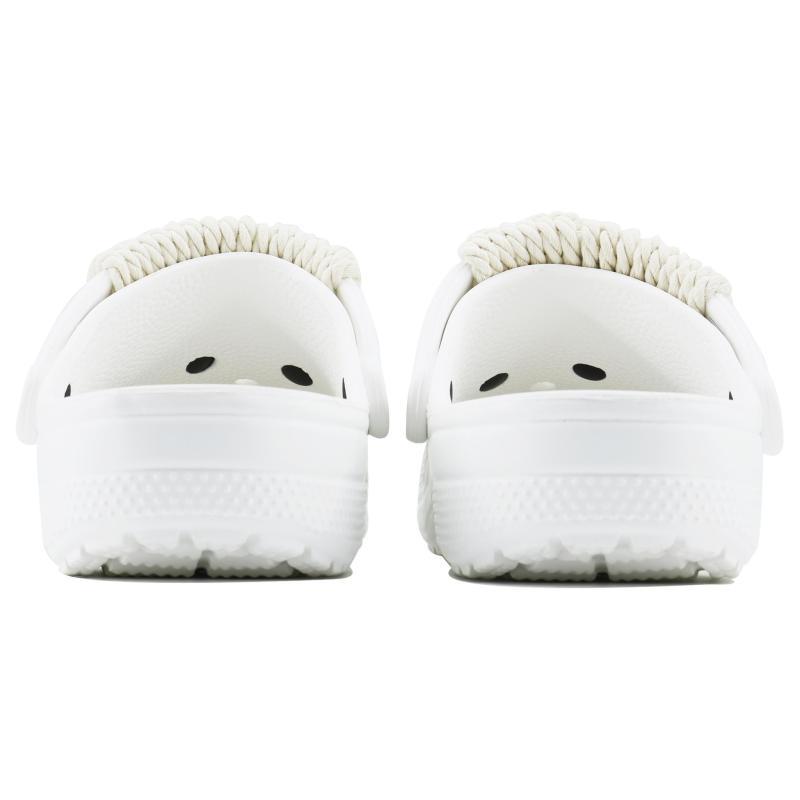Crocs Classic clog SDS Cheese Tart Bow Sweet Girl Cute Cartoon Home Casual Beach Hole Shoes Unisex White